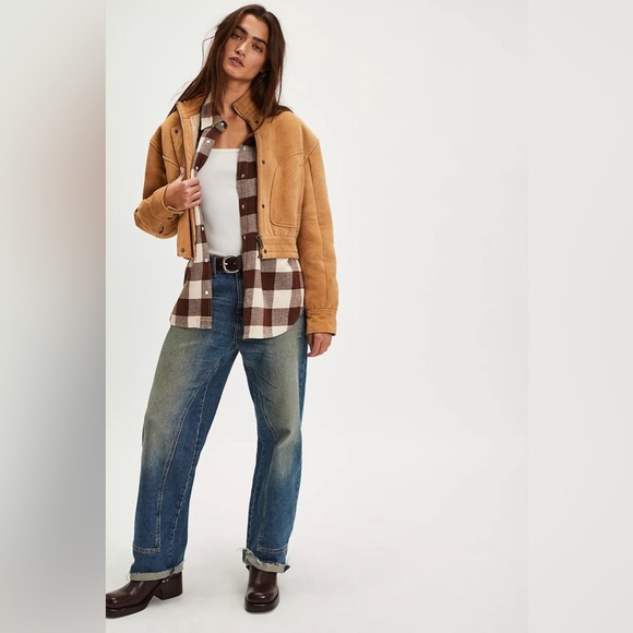 COPY - Free people We The Free Hideaway Plaid Shirt - Picture 4 of 7